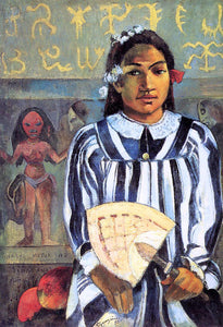 Paul Gauguin Marahi Metua no Tehamana (also known as Tehamana Has Many Ancestors) - Art Print