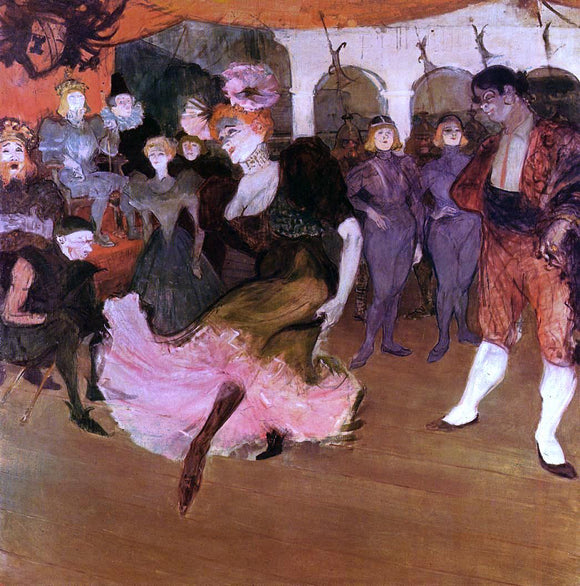  Henri De Toulouse-Lautrec Marcelle Lender Dancing in the Bolero in 'Chilperic' - Art Print