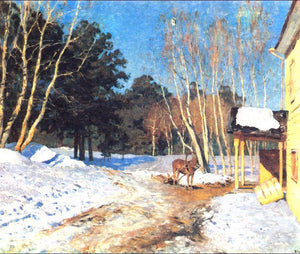  Isaac Ilich Levitan March - Art Print