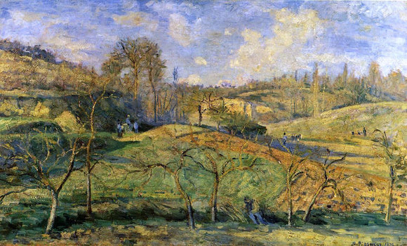  Camille Pissarro March Sun, Pontoise - Art Print