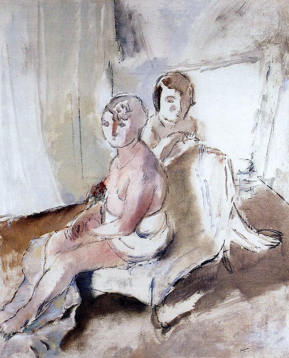  Jules Pascin Margot and Madeleine - Art Print