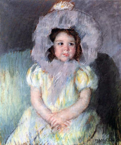  Mary Cassatt Margot in White - Art Print