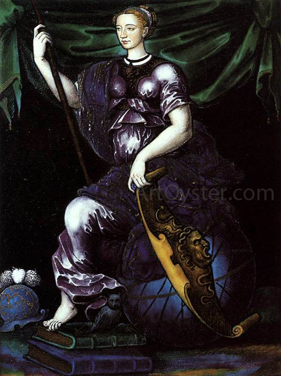  Jean De Court Marguerite de France as Minerva - Art Print
