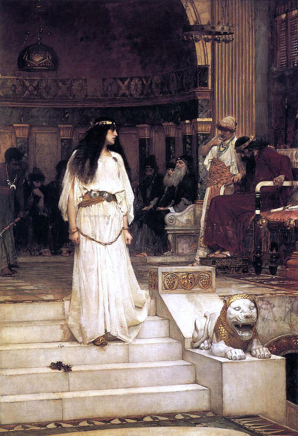  John William Waterhouse Mariamne Leaving the Judgement Seat of Herod - Art Print