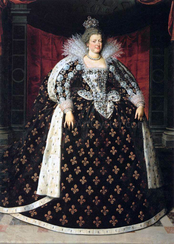  The Younger Frans Pourbus Marie de Medicis, Queen of France - Art Print