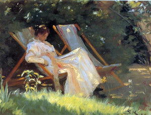  Peder Severin Kroyer Marie en el Jardin - Art Print