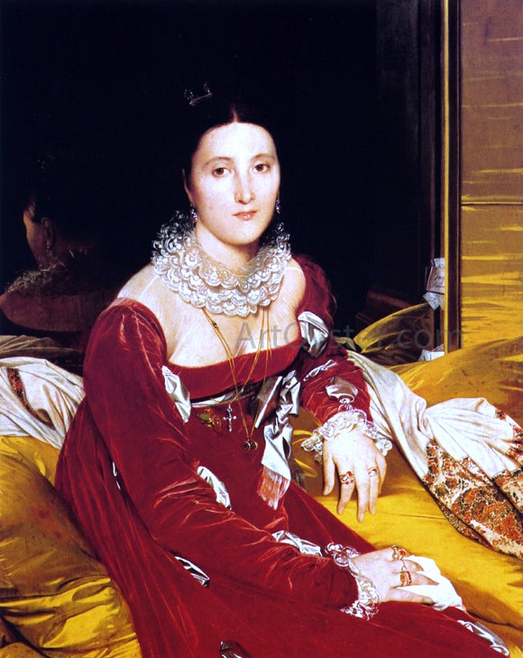  Jean-Auguste-Dominique Ingres Marie Marcoz (Later Vicomtesse de Senonnes) - Art Print