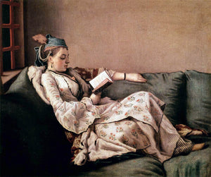 Jean-Etienne Liotard Marie-Adalaide of France Dressed in Turkish Costume - Art Print