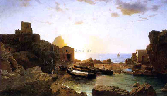  William Stanley Haseltine Marina Piccola, Capri - Art Print