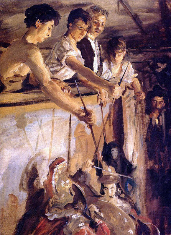  John Singer Sargent Marionettes - Art Print