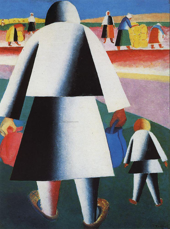  Kazimir Malevich Marpha and Van Ka - Art Print