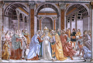  Domenico Ghirlandaio Marriage of Mary - Art Print