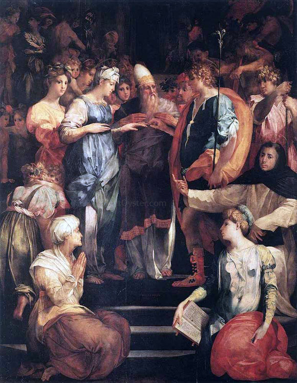  Rosso Fiorentino Marriage of the Virgin - Art Print