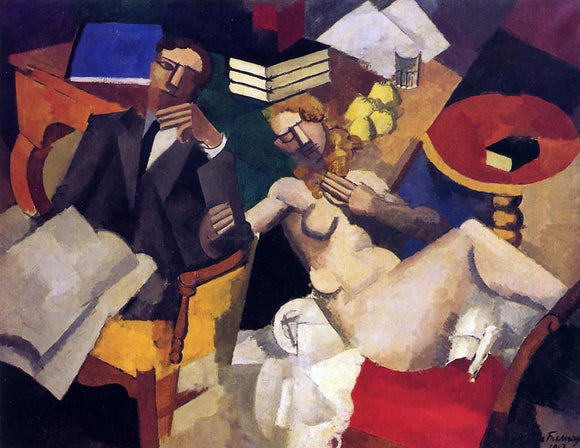  Roger De la Fresnaye Married Life - Art Print