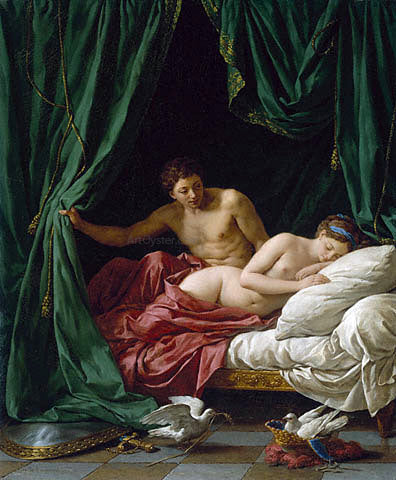  Louis-Jean-Francois Lagrenee Mars and Venus - Art Print