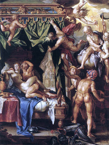  Joachim Wtewael Mars and Venus Discovered by the Gods - Art Print