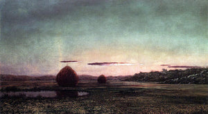  Martin Johnson Heade Marsh Scene, Sunset - Sketch - Art Print