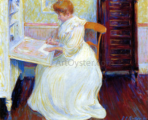  Theodore Earl Butler Martha at Her Desk - Art Print