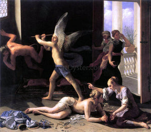  Guido Cagnacci Martha Rebuking Mary for her Vanity - Art Print