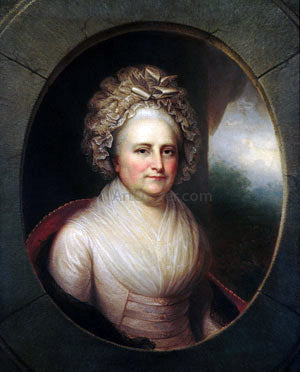  Rembrandt Peale Martha Washington - Art Print