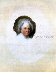  Gilbert Stuart Martha Washington (The Athenaeum Portrait) - Art Print