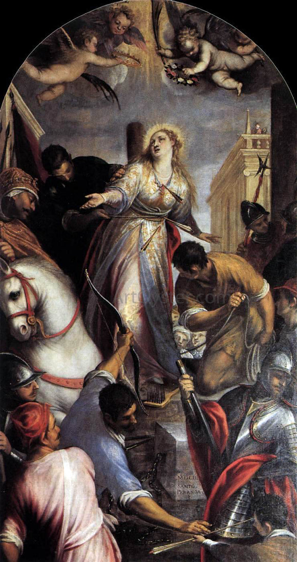  Sante Peranda Martyrdom of St Christina - Art Print