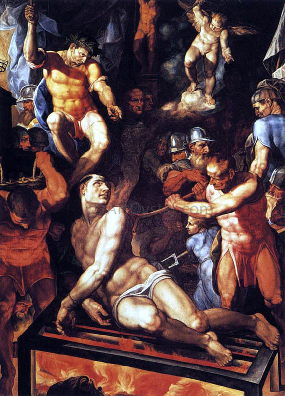  Pellegrino Tibaldi Martyrdom of St Lawrence - Art Print