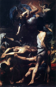  Valentin De boulogne Martyrdom of St Processus and St Martinian - Art Print