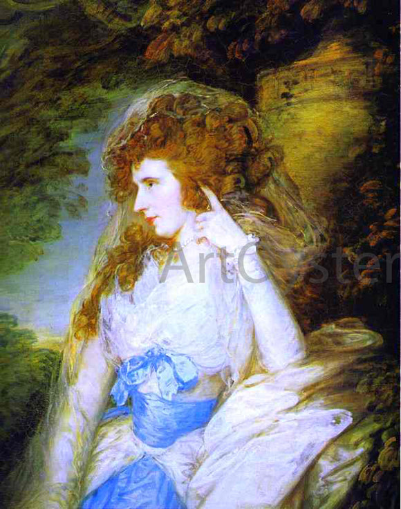  Thomas Gainsborough Mary, Lady Bate-Dudley - Art Print