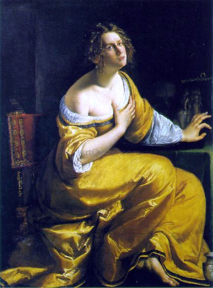  Artemisia Gentileschi Mary Magdalen - Art Print