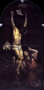  Giovanni Battista Langetti Mary Magdalene at the Foot of the Cross - Art Print