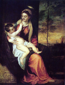 Titian Mary with the Christ Child - Art Print