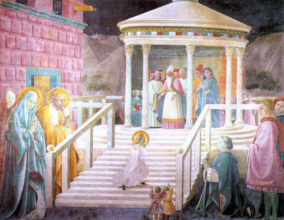  Paolo Uccello Mary's Presentation in the Temple - Art Print