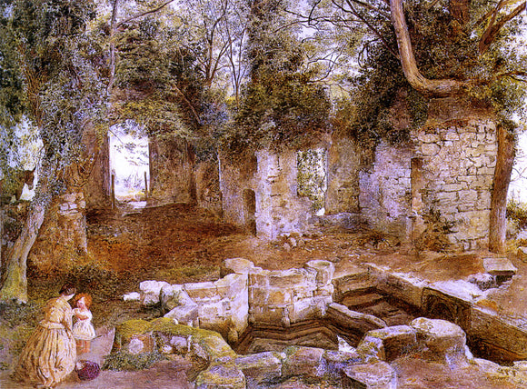  William Davis Marys Well near Saint Asaph - Art Print