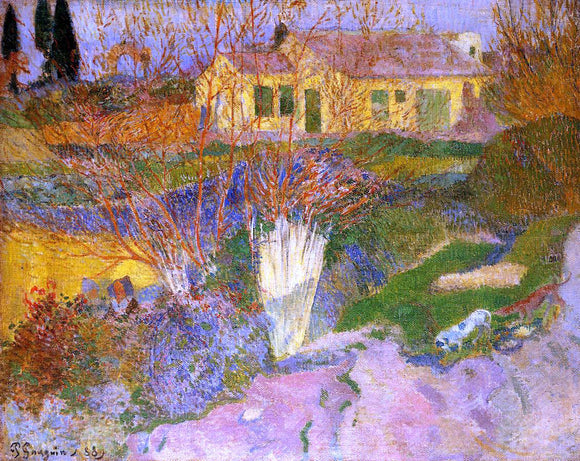  Paul Gauguin Mas, near Arles - Art Print