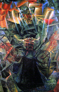  Umberto Boccioni Materia (also known as Portrait of the Artist's Mother) - Art Print