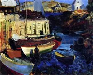  George Wesley Bellows A Matinicus Harbor, Late Afternoon Scene - Art Print