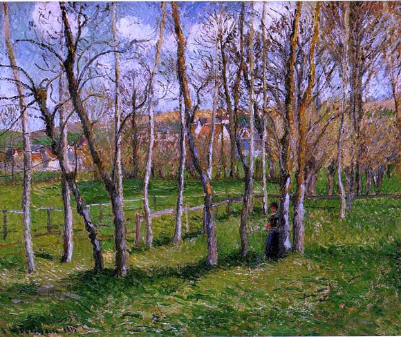  Camille Pissarro Meadow at Bazincourt - Art Print