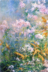  John Twachtman Meadow Flowers (also known as Golden Rod and Wild Asters) - Art Print