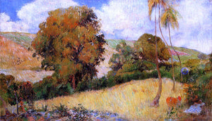  Paul Gauguin Meadow in Martinique - Art Print