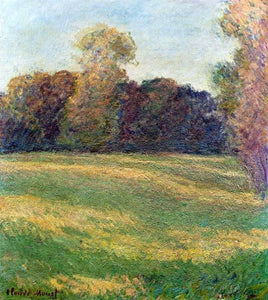 Claude Oscar Monet Meadow in the Sun, at Giverny - Art Print