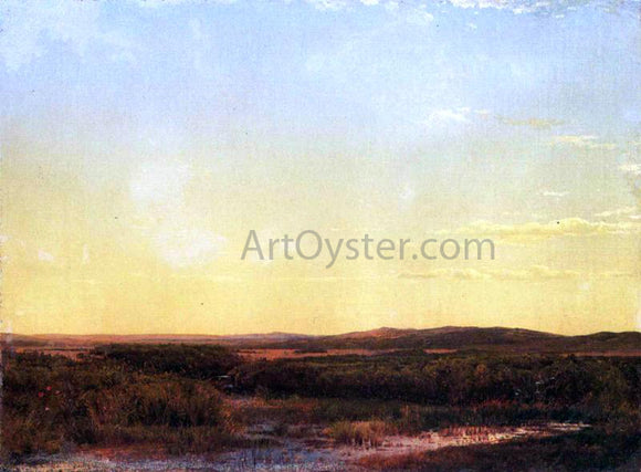  William Trost Richards Meadows, Atlantic City - Art Print