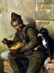  Aurelio Zingoni Meal Time for the Chimney Sweep - Art Print