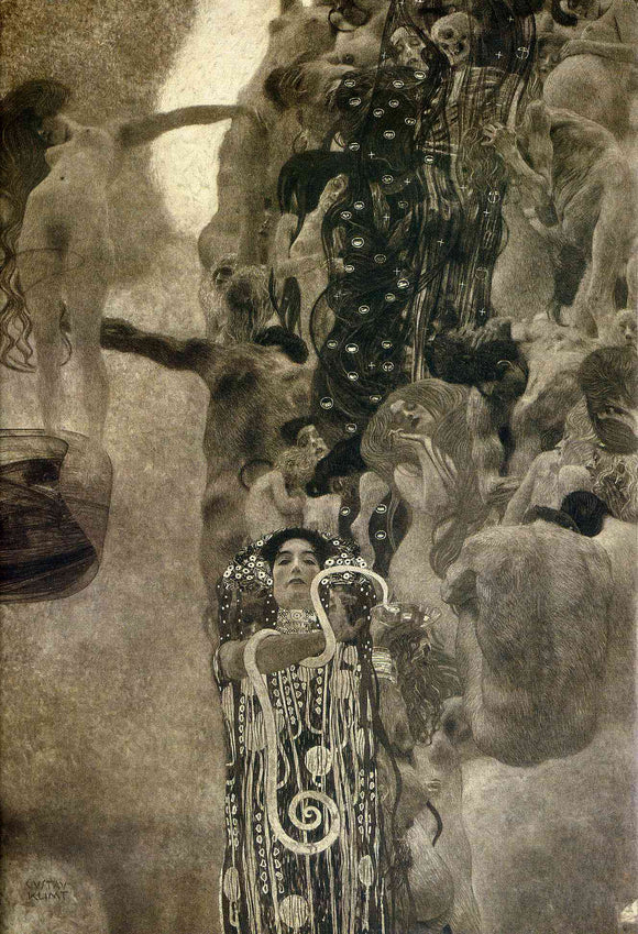  Gustav Klimt Medicine Final State - Art Print