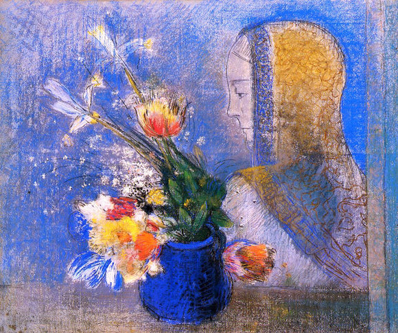  Odilon Redon Meditation - Art Print