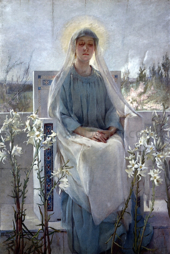 Sarah Bell Dodson Meditation of the Holy Virgin - Art Print