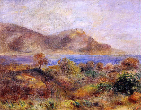  Pierre Auguste Renoir Mediteranean Landscape - Art Print