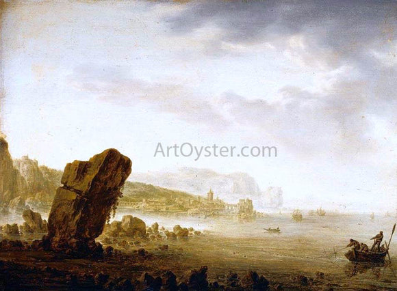  Herman Saftleven Mediterranean Coastal Scene - Art Print