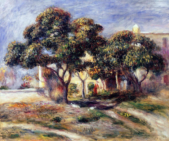  Pierre Auguste Renoir Medlar Trees, Cagnes - Art Print