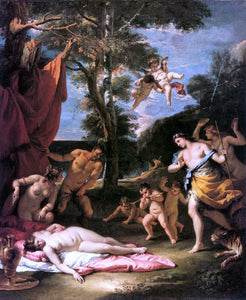  Sebastiano Ricci Meeting of Bacchus and Ariadne - Art Print